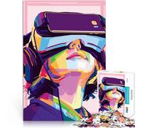 1000 Piece Jigsaws for teenagers Virtual Reality Herausforderndes Spielspielzeug Die Liebe zwischen Paaren stärken75x50cm