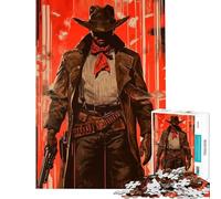 1000 Piece Jigsaws for Teenagers Western Outlaw Help The Brain Exercise For Family Fun Educational Game for Age 14+ Game (50X75cm)