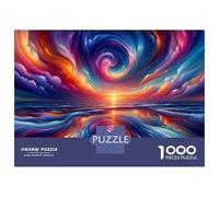 1000 Piece Jigsaws for Teenagers Whispering Waves Ocean's Embrace Puzzle for Adults Hands-on Game Difficult Challenge Educational Challenge 70x50cm/1000pcs