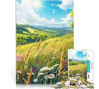 1000 Piece Jigsaws for teenagers Wild Flowers Anime Anspruchsvoll, aber lustig und humorvoll Wichtelgeschenke50x70cm