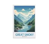 1000 Piece Jigsaws Great Smoky Mountains 1000 Piece Jigsaw Puzzles for Adults - Challenging Brainteasing Adults Jigsaw Puzzle 38x26CM