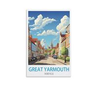 1000 Piece Jigsaws，Great Yarmouth Norfolks Jigsaw Adult Decompression Game Puzzle Students Toys for Children Christmas Birthday Gifts 70x50cm