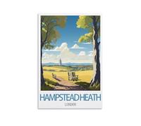 1000 Piece Jigsaws,Hampstead Heath Londons,Puzzle 1000 Pieces, Relaxing and Challenging Gift for Adults, Teens, Seniors 52x38cm