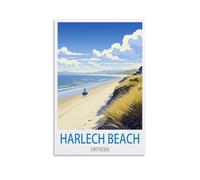 1000 Piece Jigsaws，Harlech Beach Gwynedd Jigsaw Adult Decompression Game Puzzle Students Toys for Children Christmas Birthday Gifts 52x38cm