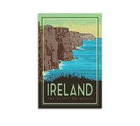 1000 Piece Jigsaws，Ireland Cliffs of Moher For Kids And Adults, Personalised Assembling Jigsaw Fun Game 38x26CM