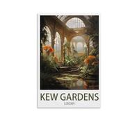 1000 Piece Jigsaws，Kew Gardens Londons Jigsaws Puzzles 1000 Pieces Classic Jigsaws Educational Games Toys ， Best Gift for Adults and Kids 38x26cm