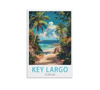 1000 Piece Jigsaws，Key Largo Floridas Jigsaws Puzzles 1000 Pieces Classic Jigsaws Educational Games Toys ， Best Gift for Adults and Kids 70x50cm