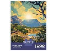 1000 Piece Jigsaws Kruger National Park South Africa Puzzle for Adults Toy Wall Decor Difficult Challenge Deal As Gifts for The Whole Family 70x50cm/1000pcs
