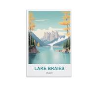 1000 Piece Jigsaws Lake Braies Italy Challenging Difficult Puzzle Educational Game JigsawPuzzles Gifts for Adults 52x38CM
