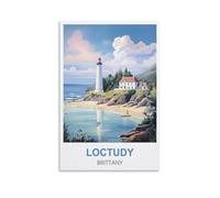 1000 Piece Jigsaws,Loctudy Brittany Posters Puzzle 1000 Pieces Wood Puzzle Adult Children'S Educational Toy Family Decompression Game 52x38cm