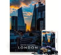 1000 Piece Jigsaws London Skyline Tight Fit Piece Mind Skill Fun Cozy Fun Time Xmas Leisure Gift (38x52cm)