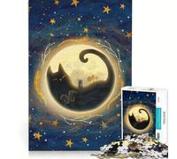 1000 Piece Jigsaws Loneliness DIY Toys Difficult Challenge with Fully Interlocking Randomly Shaped Pieces 50x75cm