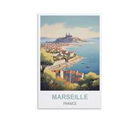1000 Piece Jigsaws，Marseille France 1000 Piece Jigsaw Puzzles for Adults - Challenging Brainteasing Adults Jigsaw Puzzle 52x38CM