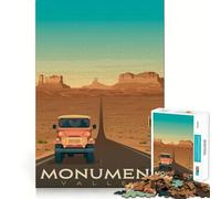 1000 Piece Jigsaws Monument Valley Poster Clean Joint Game Smart Play Gift Relax Play Time Xmas Decor Gift (50x75cm)