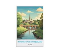 1000 Piece Jigsaws，Morpeth Northumberland Britains Jigsaws Puzzles 1000 Pieces Classic Jigsaws Educational Games Toys ， Best Gift for Adults and Kids 70x50cm