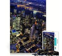 1000 Piece Jigsaws New York Ideal Cut Decor Cognitive Play Gift Easy Time Play Birthday Game Gift (38x26cm)