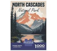 1000 Piece Jigsaws North Cascades National Park Puzzle for Adults Toy Wall Decor Difficult Challenge Deal As Gifts for The Whole Family 38x26cm/1000pcs
