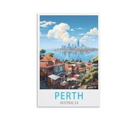 1000 Piece Jigsaws，Perth Australia Jigsaws Puzzles 1000 Pieces Teens Kids Jigsaw Entertainment Toys Brain Challenge Puzzle 26x38cm