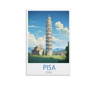 1000 Piece Jigsaws，Pisa Italy Posters Puzzle Sets for Challenging Puzzle Game and Family Play 70x50CM