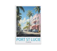 1000 Piece Jigsaws，Port St Lucie Florida Puzzle 1000 Pieces, Relaxing and Challenging Gift for Adults, Teens, Seniors 50x70cm