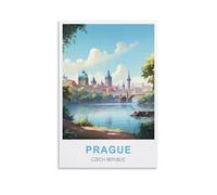 1000 Piece Jigsaws，Prague Czech Republic Challenging Difficult Puzzle Educational Game JigsawPuzzles Gifts for Adults 52x38cm