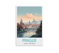 1000 Piece Jigsaws，Prague Czech Republic Puzzle 1000 Pieces, Relaxing and Challenging Gift for Adults, Teens, Seniors 26x38cm