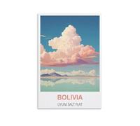 1000 Piece Jigsaws Puzzles for Adults,Bolivia Uyuni Salt Flats Posters Classic Brain Challenge Jigsaw Puzzle, Difficult Challenging Game 70x50cm