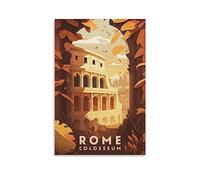 1000 Piece Jigsaws Puzzles for Adults Colosseum Rome Sustainable Puzzle for Teenagers Gifts, Classic Brain Challenge Jigsaw Puzzle, Difficult Challenging Game 38x26CM