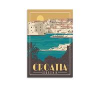 1000 Piece Jigsaws Puzzles for Adults，Croatia Dubrovnik Lake Sustainable Puzzle for Teenagers Gifts, Classic Brain Challenge Jigsaw Puzzle, 52x38CM