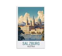 1000 Piece Jigsaws Puzzles for Adults，Salzburg Austria Sustainable Puzzle for Teenagers Gifts, Classic Brain Challenge Jigsaw Puzzle, 52x38CM