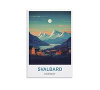 1000 Piece Jigsaws Puzzles for Adults，Svalbard Norway PostersClassic Brain Challenge Jigsaw Puzzle, Difficult Challenging Game 70x50CM