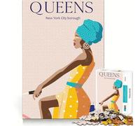 1000 Piece Jigsaws Queens Ideal Cut Decor Cognitive Play Gift Easy Time Play Birthday Game Gift (38x52cm)
