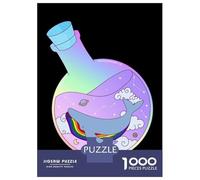 1000 Piece Jigsaws Rainbow Whale In Potion Puzzle for Adults Toy Wall Decor Difficult Challenge Deal As Gifts for The Whole Family 52x38cm/1000pcs