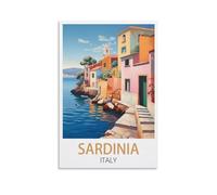 1000 Piece Jigsaws，Sardinia Italy Posters Puzzle 1000 Pieces Wood Puzzle Adult Children'S Educational Toy Family Decompression Game 52x38CM