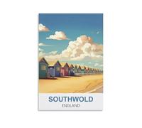 1000 Piece Jigsaws，Southwold England Jigsaws Puzzles 1000 Pieces Classic Jigsaws Educational Games Toys ， Best Gift for Adults and Kids 52x38cm