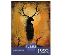 1000 Piece Jigsaws Stag Forest Sprite Puzzle for Adults Toy Wall Decor Difficult Challenge Deal As Gifts for The Whole Family 38x26cm/1000pcs