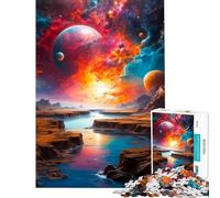 1000 Piece Jigsaws Strange Clouds Jigsaw Puzzles for Adults Stress Reliever Parent-child Interaction Learning Educational Toys (50x75cm)