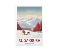 1000 Piece Jigsaws，Sugarbush Vermont Posters Jigsaw Puzzle 1000 Pieces for Adults Kids Teens Large Families Puzzle Game 52x38cm
