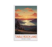1000 Piece Jigsaws，Table Rock Lake United Statess Jigsaws Puzzles 1000 Pieces Teens Kids Jigsaw Entertainment Toys Brain Challenge Puzzle 38x52cm