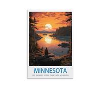 1000 Piece Jigsaws，The Boundary Waters Canoe Area Wilderness Minnesota Home Decor Birthday Party Gift Toy for Men Women Elders Seniors 50x70cm