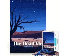 1000 Piece Jigsaws The Dead Vlei, Namibia at Night Smooth Edge Play Focus Fun Game Cozy Time Play Birthday Game Gift (50x75cm)