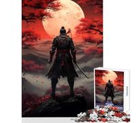 1000 Piece Jigsaws The Great Samurai Puzzles for Teenagers Hand Speed Race Wishlist with Santa Claus Brainteaser Family Games (38x26cm)