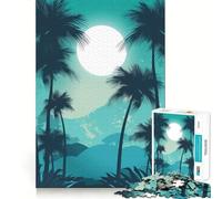 1000 Piece Jigsaws Tropical Paradise Smooth Edge Play Focus Fun Game Cozy Time Play Birthday Game Gift (50x75cm)