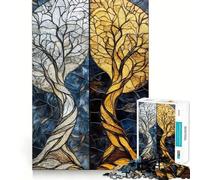 1000 Piece Jigsaws Twilight Symphony︰ Duality of Light And Shadow Smooth Edge Play Focus Fun Game Cozy Time Play Birthday Game Gift(38x26cm)