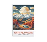 1000 Piece Jigsaws，White Mountains New Hampshire Jigsaws Puzzles 1000 Pieces Teens Kids Jigsaw Entertainment Toys Brain Challenge Puzzle 50x70cm