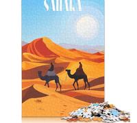 1000 Piece Journey Through Sahara Jigsaw Puzzle for Adult Teenagers Puzzle Jigsaws for Adults Unique Home Decor And Gifts 38x26cm/1000pcs