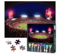 1000 Piece Kansas City Sports Stadium Jigsaw Puzzle: Chiefs Wall Art with Arrowhead Arena Panoramic View, Tailgate Party Decor & Midwest Collectible Memorabilia 27.5x19.7 Inch