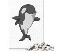 1000 Piece Killer Whale Yoga Fitness Puzzles for Adults Paper Puzzles Educational Games For Kids 38x26cm/1000pcs