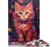 1000 Piece Kitty No7 Jigsaw Puzzles for Adults Learning Educational Toys Family Games Birthday Gifts 1000pcs (75x50cm)