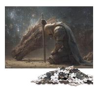 1000 Piece Knight's Triumph Jigsaw Puzzles for Adult Puzzle Jigsaws for Adults Age 14+ 1000pcs (75x50cm)